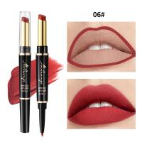 ราคา Bilian 2 in 1 Double Head Lipstick Lip Liner Pencil Matte Smooth Moisturizing Waterproof Long lasting Non Decoloring and Non Staining Cup lipstic (23398396660)