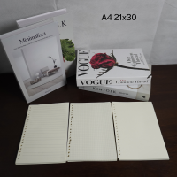 ราคา กระดาษรีฟิล Refill paper กระดาษโน๊ต กระดาษเจาะรู โน๊ตบุ๊คเติมเกลียวBinder แบบมีเส้นไม่มีเส้นและแบบกริด (22380269017)