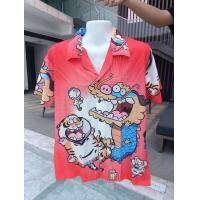 ราคา เสื้อฮาวายเสื้อเชิ้ตเสื้อแฟชั่นลายมังกร2 (21871944397)
