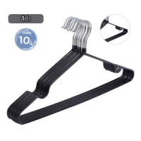 ราคา 20warehouse ไม้แขวนสแตนเลส เคลือบซิลิโคนกันลื่น ไม้แขวนเสื้อสแตนเลส ไม้แขวนสีพาสเทล ขนาดผู้ใหญ่ 40x20cm แพ็ค10ชิ้น (24340685627)