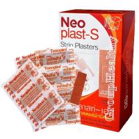 ราคา Neoplast S นีโอพลาสท์ เอส พลาสเตอร์ผ้าปิดแผล ติดแน่นทนทานไม่หลุดง่าย 100 ชิ้น 1 กล่อง (22278231123)