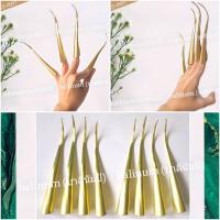 ราคา balinum เล็บฟ้อนรำไทย ทองเหลืองแท้ 100 1 เซต รวม 8 เล็บ แบบหนาไม่บาดนิ้ว สามารถบีบปรับไซส์ได้ค่ะ ผู้ใหญ่ เด็กก็ใส่ได้ (20342798996)