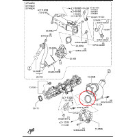 ราคา โอริง ท่อไอดี ปีกผีเสื้อ FORD RANGER T6 MAZDA BT50 PRO 2 2 3 2 2012 P4AT 2 2 P5AT 3 2 ดีเซล (24438155450)