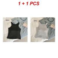 ราคา oobest จัดส่ง 2 3 วัน ซื้อ 1 ใช้ 1 เสื้อสายเดี่ยวSummer เสื้อท่อนบนผ้านุ่ม Camisoles พร้อมฟองน้ำในตัวแขนกุดเสื้อนอกเสื้อเอวลอยซื้อใหม่เสื้อแฟชั่นผู้หญิง (24831516371)