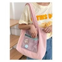 ราคา กระเป๋าสะพายข้างพร้อมจัดส่ง GC 122 พร้อมเข็มกลัด2อัน ใบใหญ่ (22745213431)