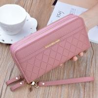 ราคา กระเป๋าสตางค์ใบยาวสไตล์เกาหลี 2 ซิป โลโก้ FASHIONCLASSIC สีทอง ดำ เทา มีช่องใส่บัตรและเก็บของได้ GC 051 (22505247714)