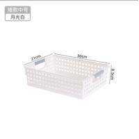 ราคา Ecoo ตะกร้าสีขาว สไตล์มินิมอล ตะกร้าพลาสติก ตะกร้าใส่ของ เอนกประสงค์ ตะกร้าเก็บของ ตะกร้าเหลี่ยม มี 5 ขนาด (23960791671)