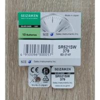ราคา ถ่านนาฬิกา SEIZAIKEN Seiko 379 SR521SW ของแท้ ถ่านกระดุม 1 55V (24374947349)