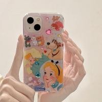 ราคา การ์ตูนดิสนีย์ Herringbone เจ้าหญิงเปลือกหอยหางเข้ากันไ iPhone 11 15 7Plus 8Plus 13 12 14 15 Pro Max XR X XS Max SE (23135485167)