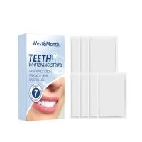 ราคา West Month แผ่นฟอกฟันขาว Teeth Whitening Strips แผ่นแปะฟอกฟันขาว ฟอกสีฟัน ลดหินปูนและฟันเหลือง ช่วยให้ฟันขาวขึ้นแบบธรรมชาติ White Teeth ฟันขาวสวยอย่างมืออาชีพ (24832439453)