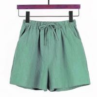 ราคา ส่งไว รหัส JK000 กางเกงขาสั้น กางเกงผ้าฝ้าย กางเกงผ้าลินิน สำหรับสตรี กางเกงวินเทจ กางเกงขาสั้นใสสบายสำหรับสตรี (11473665492)