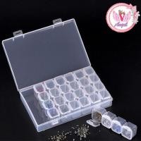 ราคา กล่องพลาสติกใส 28 ช่อง สำหรับใส่อะไหล่ติดเล็บ (6775000588)