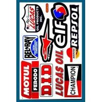 ราคา สติกเกอร์ elf MOTUL CHAMPION REPSOL สติกเกอร์แต่งรถสำหรับรถมอเตอร์ไซค์ ติดรถยนต์ ติดหมวกกันน็อค โลโก้ Stickers ยอดฮิต จำนวน 1แผ่น (14771801744)