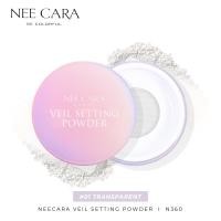 ราคา N360 Nee Cara Veil Setting Powder นีคาร่า เวล เซตติ้ง พาวเดอร์ แป้งฝุ่นใยไหม (23088378702)