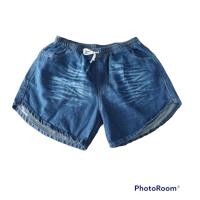 ราคา 423กางเกงยีนส์ขาสั้นไชส์กลาง สาวอวบใส่ได้เนื้อผ้ายืดได้นิดหน่อยเอวฟรีไซส์ สุ่มลายนะค่ะ (15490667521)