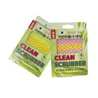 ราคา ใหม่ เกาหลี ผ้าล้างจาน สุ่มสี 1 ชิ้น ผ้าล้างชาม และเครื่องครัว ไม่ทิ้งคราบ ผ้าเกาหลี ตาข่ายล้างจาน ใช้แทน สก๊อต ไบรท์ CLEAN SCRUBBER 1 Pcs ไม่ทิ้งคราบร่องรอยบนภาชนะ ไม่ก่อให้เกิดแบ็คทีเรียสะสม (243996
