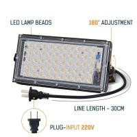 ราคา Beauty สปอตไลท์ LED 50W ใช้ไฟบ้าน 220V แสงขาว กันน้ำ (18622883388)