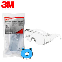 ราคา 3M Safety Eyewear แว่นนิรภัยครอบแว่นสายตา เลนส์ใส UV Protection 1ชิ้น (22930187622)