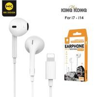 ราคา wk design หูฟัง พอร์ตสายฟ้า Y7 บลูทูธแบบมีสาย HIFI มีไมโครโฟนในตัว สามารถโทรออกได้ สำหรับ IP i7 i8 X XR i11 i12 i13 i14 pro max (24786784601)