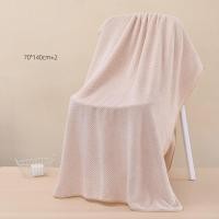 ราคา ผ้าขนหนู ลายตารางพิน ผ้าเช็ดตัว สีพื้น ปั้มลายนาโน ขนหนูนาโน ขนหนู ขนาด 140x70 ซม ซับน้ำได้ดี แห้งเร็ว Z0141 (24339636901)