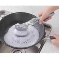 ราคา แปรงล้าง 1ชุด มีแปรง1 ฟองน้ำ1จาน ชาม แปรงล้างทำความสะอาด พร้อมช่องใส่น้ำยาล้างตรงด้ามจับ CH0324 (1050218058)