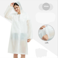 ราคา คลุมทั้งตัว เสื้อกันฝน Rain coats แบบหนา เสื้อกันฝนผู้ใหญ่ เสื้อกันฝนแฟชั่น เนื้อผ้าใส่สบาย ทนทาน กันฝน เสื้อกันฝน EVA ชุดกันฝน (19101860753)