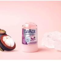 ราคา ส่งฟรี 1ชิ้น Grace Crystal deoderant สารส้มระงับกลิ่นกาย เกรซ ทารักแร้ โรลออนสารส้ม ดับกลิ่นเต่า 70 กรัม (24587138726)