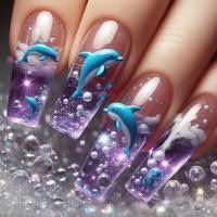 ราคา XY002 เล็บปลอมสีเจล ทรงอัลมอนสั้น เล็บมือ แฟลส cateye เล็บปลอมสำเร็จรูป แถมกาว ตะไบจิ๋ว (25015017221)