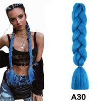 ราคา ไหมถักผมไฟเบอร์วันโทน ความยาว 60 CM สีสวย งานดี ไหมถักเปีย ยาว 60cm 100กรัม (12651100146)