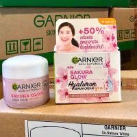 ราคา การ์นิเย่ สกิน แนทเชอรัลส์ ซากุระโกลว์ ไฮยาลูรอน SPF30 Garnier Skin Naturals Sakura Glow Hyaluron Serum Cream 18ml (24920492659)