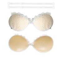 ราคา ส่งเร็วพิเศษ พร้อมส่งจากไทย เสื้อชั้นในลูกไม้ บราเกาะอกไร้สาย ดันทรง สไตล์เซ็กซี่ ปีกนก บรา bra บราลูกไม้ บราเกาะอก (24710710186)