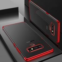 ราคา สำหรับ Samsung Galaxy Note 9 SM N960F Soft ยืดหยุ่น TPU Jelly Case Crystal Clear Back พร้อมฝาครอบโทรศัพท์โลหะมันวาวหรูหรา (15974888962)