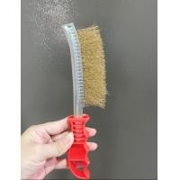 ราคา แปรงขัดลวดทองเหลือง แปรงลวดทองเหลืองด้ามพลาสติก ชุปทองเหลือ100 แปรงขัดลวดทองเหลืองแบบมีด้ามจับ ราคาต่อชิ้น (19098234065)