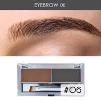 ราคา เขียนคิ้ว Nice Shop Eyebrow Powder ที่เขียนคิ้วฝุ่น Niceshop ตลับ 2 ช่อง เขียนคิ้วฝุ่นสองเฉดสี มาพร้อมพู่กันหัวตัด แปรงเบลน (4032376059)