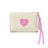 ราคา Love pattern wallet womens short folding bag multifunctional travel document bag (24178225284)