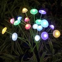 ราคา kangle 50 off 3pcs ไฟตกแต่ง Solar LIght โคมไฟแมงกะพรุน โคมไฟเห็ด โคมไฟสวน โคมไฟสนาม โคมไฟถนน ไฟ LED (25041606381)