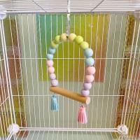 ราคา BEIERWA กรงนกนกแก้วกัดบันไดสำหรับปีนสัตว์เลี้ยงชิงช้าสำหรับนกแก้ว (24917812831)