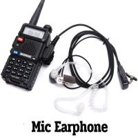 ราคา มาใหม่ล่าสุดใหม่Talkie 2ขาวิทยุWalkieหูฟังชุดหูฟังFBIหูฟัง หูฟัง Mic FBI 2 ปุ่มกด PTT วิทยุสื่อสาร Kenwood BAOFENG UV5R BL 5 IC V90 UV95 2 Pin Acoustic Tube Headset PTT Mic Earpiece for Baofeng Kenwoo