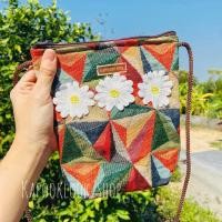 ราคา กระเป๋าสะพายข้าง พื้นเมือง งานผ้าทอ ลายอัพเดต กระเป๋าผ้าทอ กระเป๋าผ้า โบฮีเมี่ยน แต่งพู่ กระเป๋าสะพาย ขายส่ง (13258736510)
