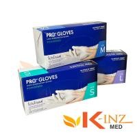 ราคา ถุงมือตรวจโรค PRO GLOVES Latexถุงมือยางธรรมชาติ ยี่ห้อ โปรโกลฟ ชนิดมีแป้ง บรรจุ100ชิ้น กล่อง ไซร์ XS S M L (22679654924)