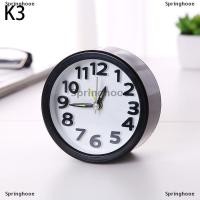 ราคา COD Springhooe นาฬิกาปลุกทรงกลมสี่เหลี่ยมนาฬิกาปลุกตั้งโต๊ะแบบเงียบขนาดเล็กนาฬิกาปลุกแบบพกพาใช้แบตเตอรี่ (24961858356)