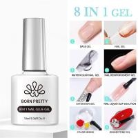 ราคา BORN PRETTY เจลทาเล็บแบบมีฟังก์ชั่น ท็อปโค้ทและเบสโค้ท กาวส่องไฟแบบใส เพ้นท์เล็บและทำเล็บ เหมาะสำหรับร้านทำเล็บ 15ml (24782528034)