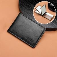 ราคา QNQN กระเป๋าสตางค์ PU ของผู้ชายกระเป๋าสตางค์หนังผู้ชาย กระเป๋าชายวินเทจหนังเหรียญกระเป๋าสตางค์ผู้ชายมัลติฟังก์ชั่เอกสารบัตรกฎบัตรคลิปเอกสารบางเฉียบ (24764673610)