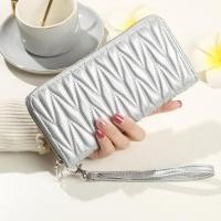 ราคา กระเป๋าสตางค์ผู้หญิงแบบยาวปักลาย กระเป๋าใส่โทรศัพท์มือถือ กระเป๋าใส่บัตรหลายช่อง ความจุขนาดใหญ่ กระเป๋าถือแบบถือได้ กระเป๋าสตางค์ผู้หญิง (23735790565)