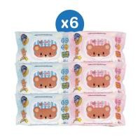 ราคา KUMA ทิชชู่เปียกคุมะ รุ่นฝาปิด 40 แผ่น 6 ห่อ (24252332772)