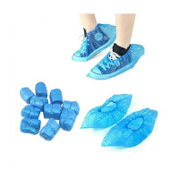 ราคา 100 PCS Plastic Disposable Shoe Covers Cleaning Overshoes Outdoor Rainy Day Carpet Cleaning Shoe Cover Waterproof Shoe Covers (21768150050)