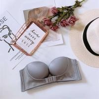 ราคา Front Closure Strapless Bra For Woman Invisible Bras Underwear Female Push Up Brassiere One piece Wireless Bralett (24348866701)