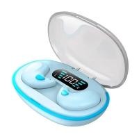 ราคา X55 Wireless Sleep Earphones In Ear Invisible Smart Power Digital Display Bluetooth headphones for all smartphones (24413861102)