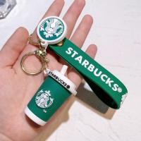 ราคา Starbuck พวงกุญแจรูปถ้วยชานมการ์ตูน3D ตุ๊กตาพวงกุญแจรถกระเป๋ากระเป๋าเป้จี้ของขวัญ (24626764952)