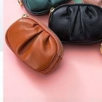 ราคา กระเป๋าสตางค์หนังแท้แบบพับได้ 2 ชั้น กระเป๋าสตางค์เหรียญแบบมีซิป กระเป๋าสตางค์แบบพกพาขนาดเล็ก กระเป๋าสตางค์แบบพับได้ กระเป๋าสตางค์แบบมีซิป (23885586727)